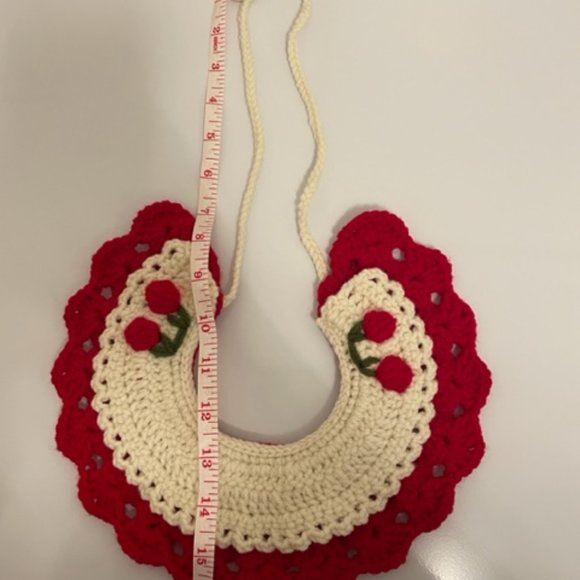 Crochet Handmade Pet Collar for Cats or Dogs - Picture 6 of 8